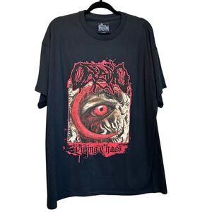 Oceano Living Chaos tee shirt new no tags black